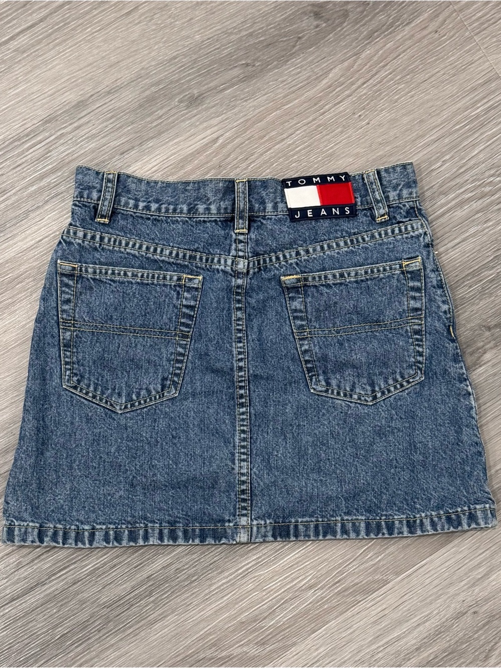 90s Tommy jeans denim mini skirt - Picture 2 of 2